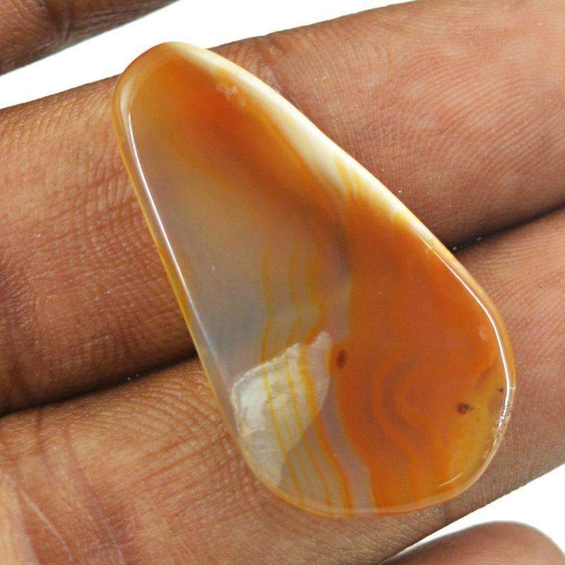 gemsmore:Natural Genuine Yellow Onyx Loose Gemstone
