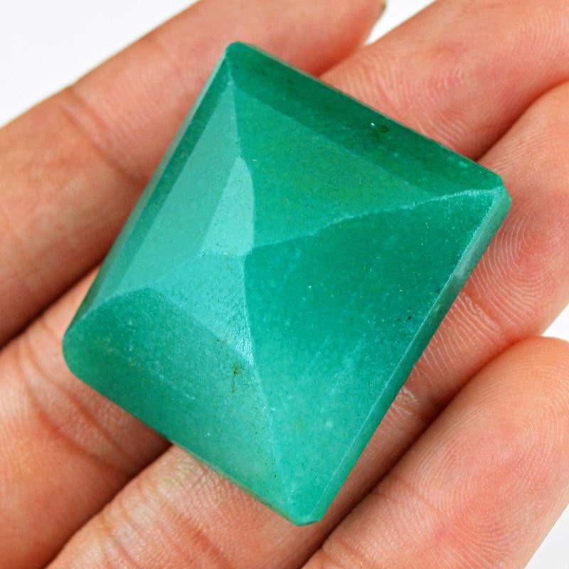 gemsmore:Natural Green Emerald Loose Gemstone