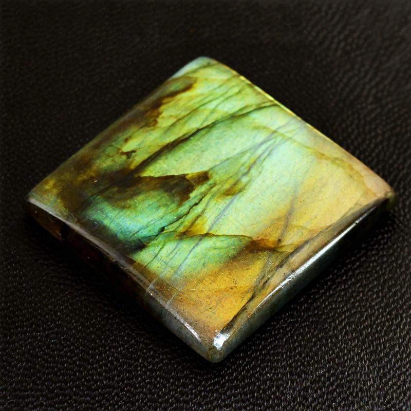 gemsmore:Natural Green & Golden Flash Untreated Gemstone