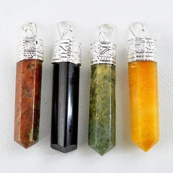 gemsmore:Natural Healing Point Pendant Lot