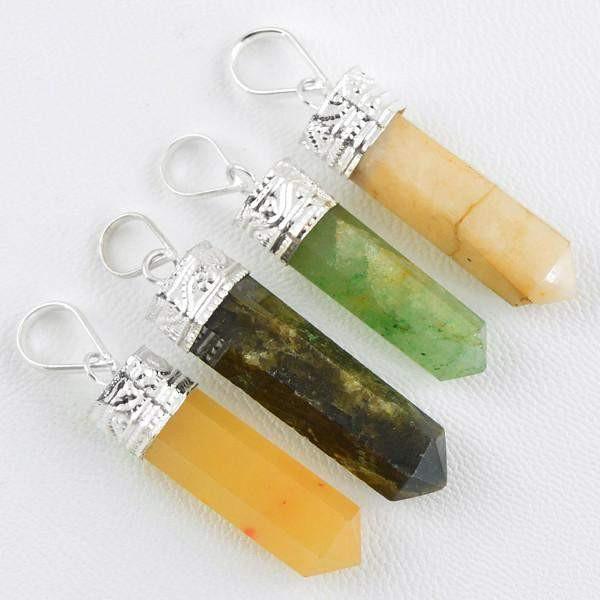 gemsmore:Natural Healing Point Pendant Lot