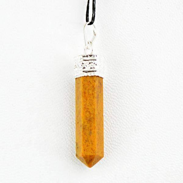 gemsmore:Natural Jasper Crystal Healing Point Pendant