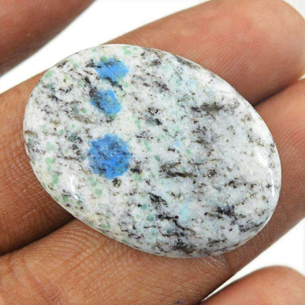 gemsmore:Natural K2 Jasper Gemstone Oval Shape