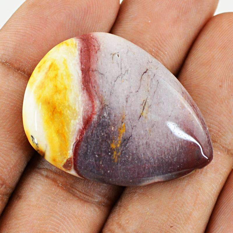 gemsmore:Natural Mookaite Gemstone - Pear Shape