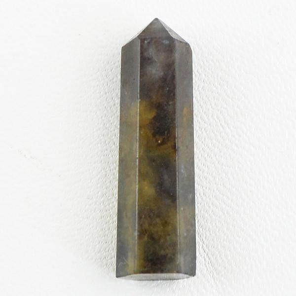 gemsmore:Natural Moss Agate Untreated Reiki Healing Point