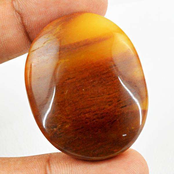 gemsmore:Natural Onyx Oval Shape Untreated Loose Gemstone