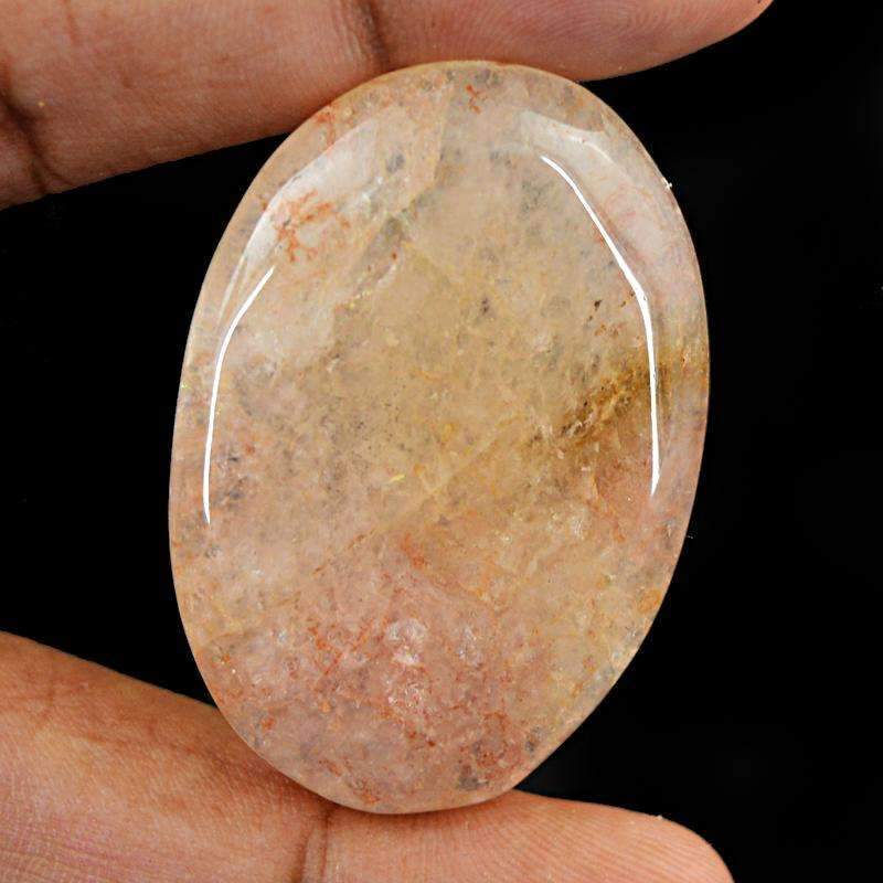 gemsmore:Natural Orange Aventurine Gemstone Oval Shape