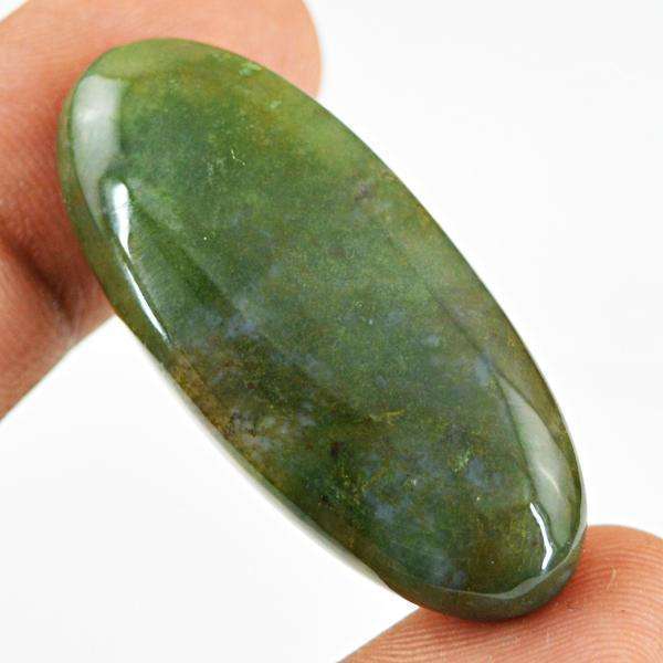 gemsmore:Natural Oval Shape Bloodstone Untreated Loose Gemstone