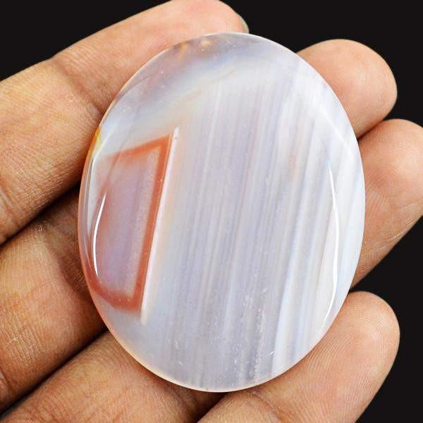 gemsmore:Natural Oval Shape Untreated Healing Palm Onyx Loose Gemstone