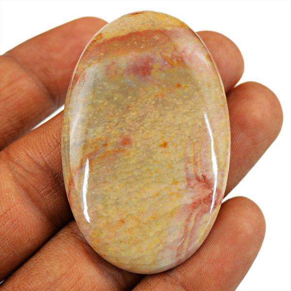 gemsmore:Natural Oval Shape Willow Creek Jasper Untreated Loose Gemstone