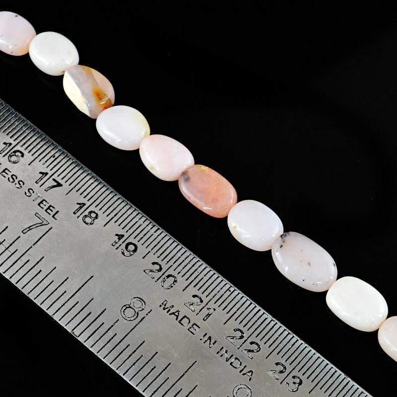 gemsmore:Natural Pink Australian Opal Beads Strand