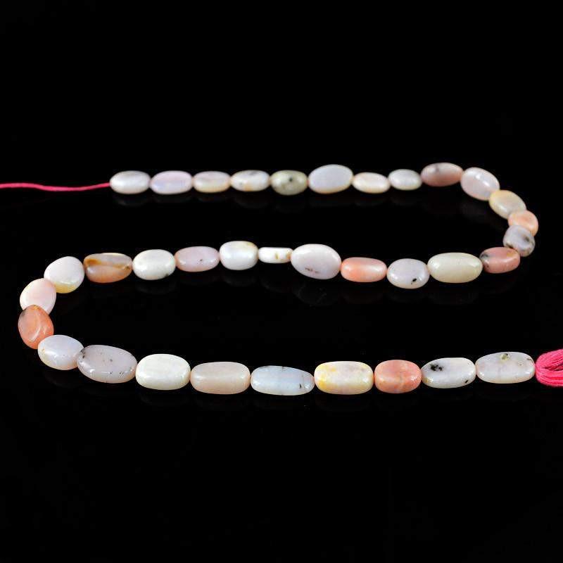 gemsmore:Natural Pink Australian Opal Beads Strand