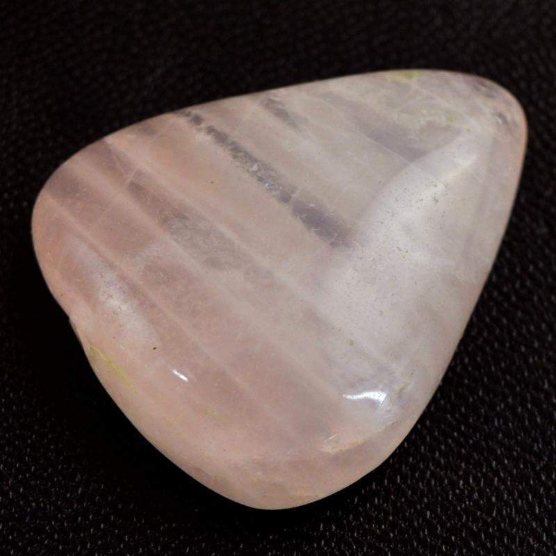 gemsmore:Natural Pink Rose Quartz Pear Shape Gemstone