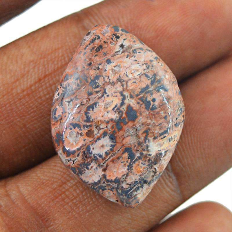 gemsmore:Natural Poppy Jasper Gemstone Loose Unheated