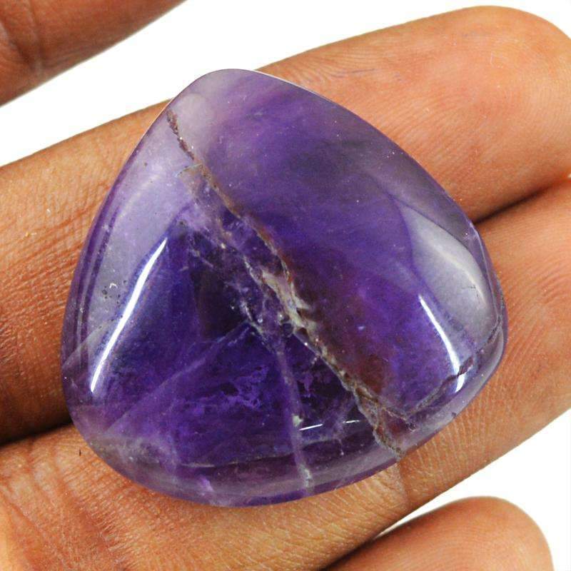 gemsmore:Natural Purple Amethyst Gemstone Pear Shape