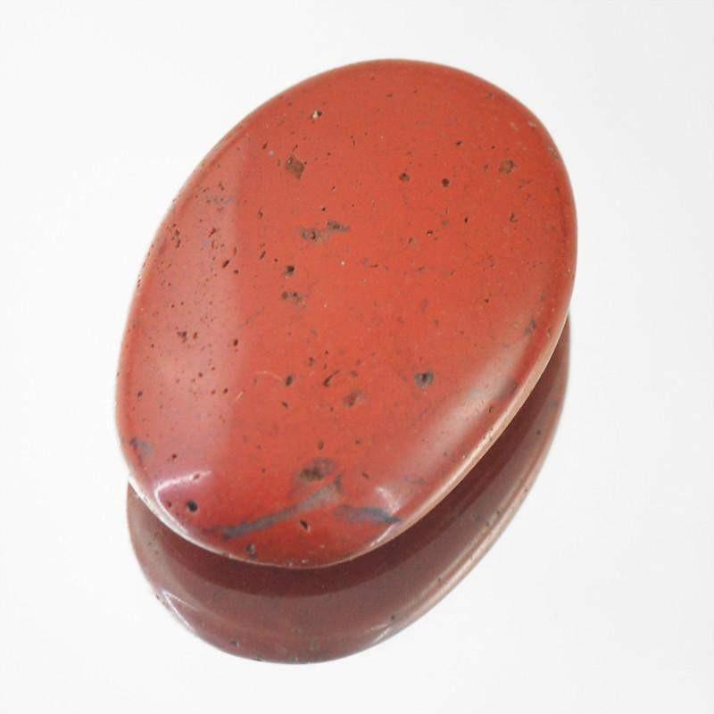 gemsmore:Natural Red Jasper Oval Shape Loose Gemstone