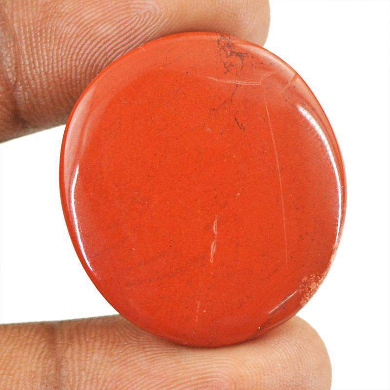 gemsmore:Natural Red Jasper Oval Shape Loose Gemstone