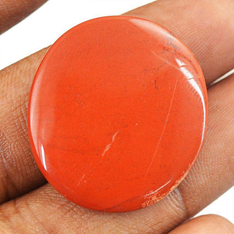 gemsmore:Natural Red Jasper Oval Shape Loose Gemstone