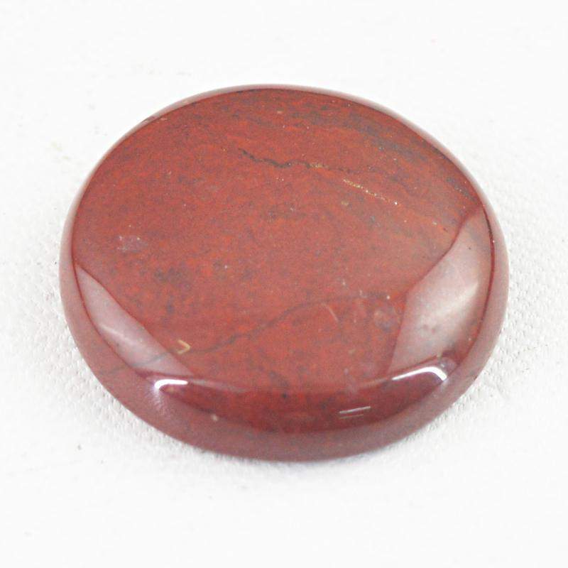 gemsmore:Natural Red Jasper Round Shape Loose Gemstone