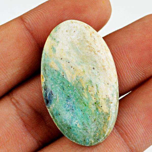 gemsmore:Natural Ruby Zoisite Oval Shape Untreated Loose Gemstone