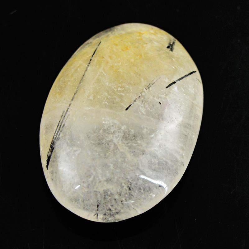 gemsmore:Natural Rutile Quartz Oval Shape Loose Gemstone
