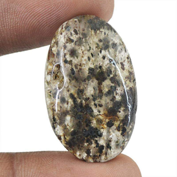 gemsmore:Natural Rutile Quartz Oval Shape Loose Gemstone