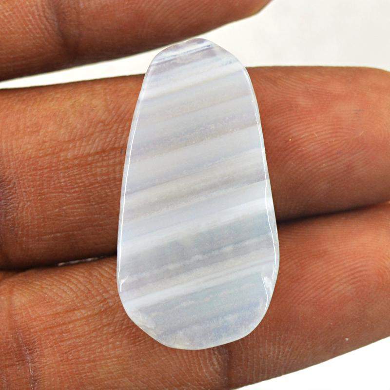 gemsmore:Natural Striped Agate Untreated Genuine Gemstone