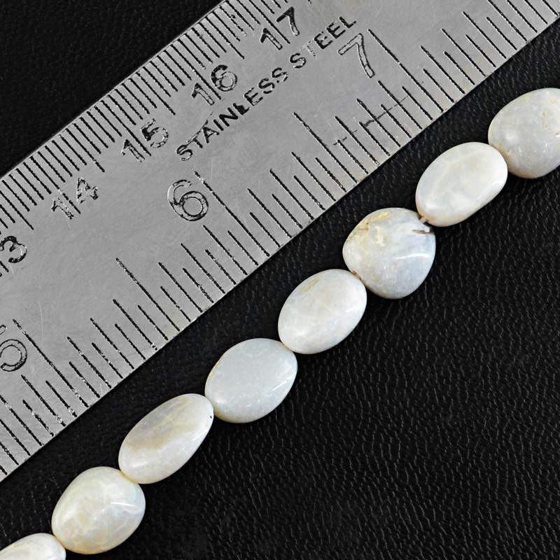 gemsmore:Natural Unheated Australian Opal Beads Strand