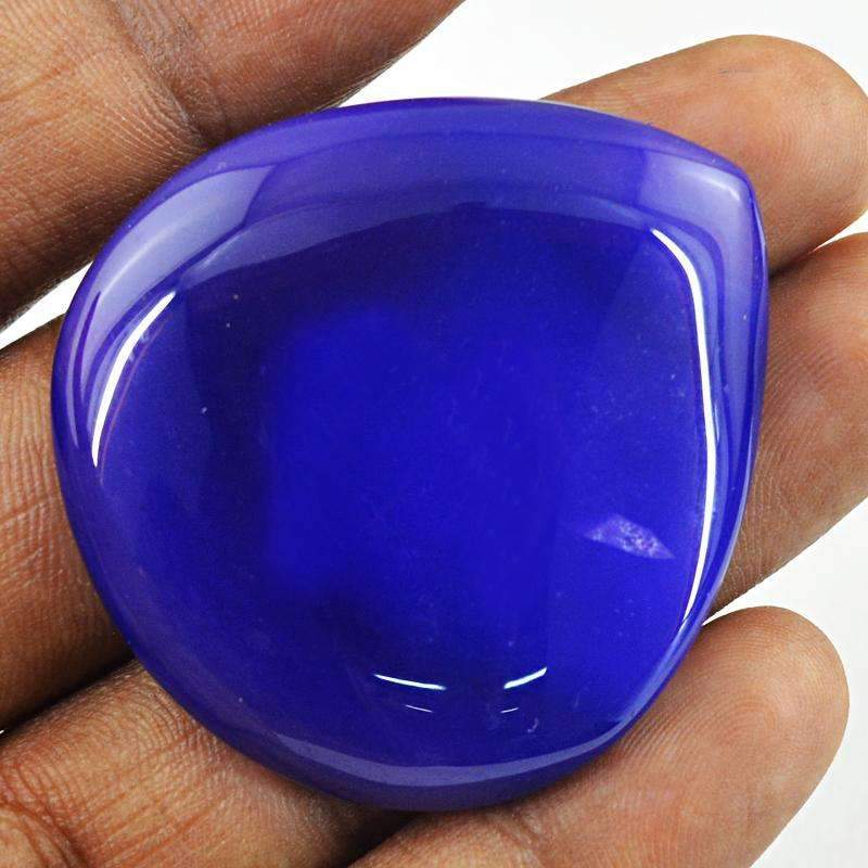 gemsmore:Natural Unheated Purple Onyx Gemstone - Pear Shape