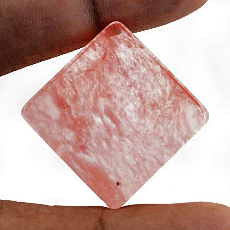 gemsmore:Natural Untreated Cherry Quartz Gemstone