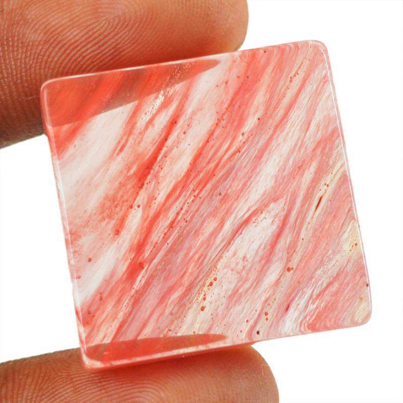gemsmore:Natural Untreated Cherry Quartz Loose Gemstone
