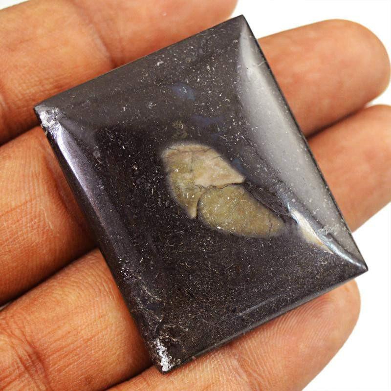 gemsmore:Natural Untreated Galaxy Jasper Rectangular Shape Gemstone