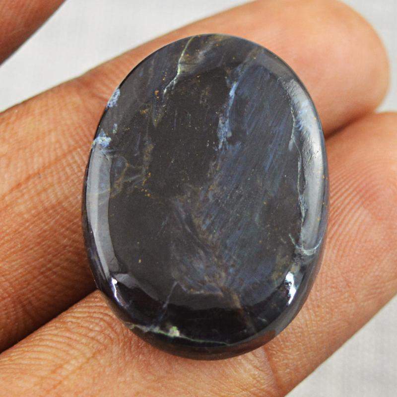 gemsmore:Natural Untreated Pietersite Oval Shape Gemstone