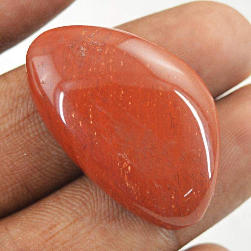 gemsmore:Natural Untreated Red Jasper Loose Gemstone
