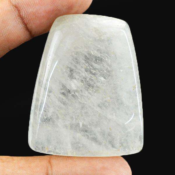 gemsmore:Natural White Quartz Untreated loose Gemstone