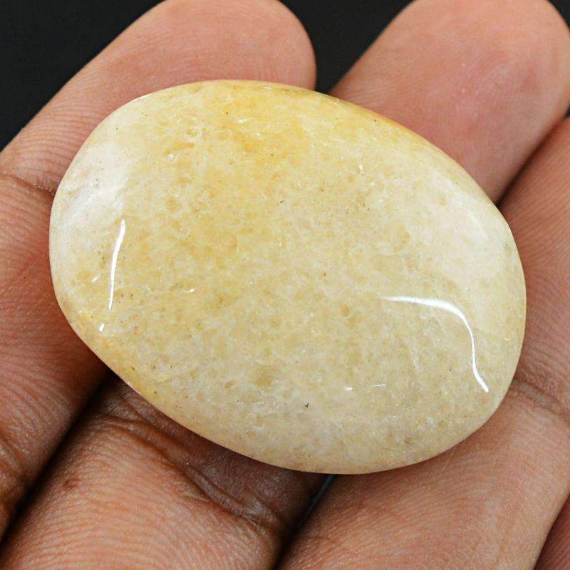 gemsmore:Orange Aventurine Gemstone Natural Oval Shape