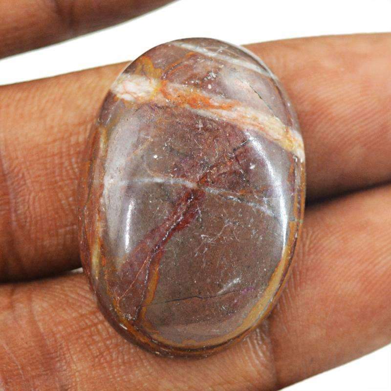gemsmore:Oval Shape Desert Jasper Gemstone - Untreated Genuine
