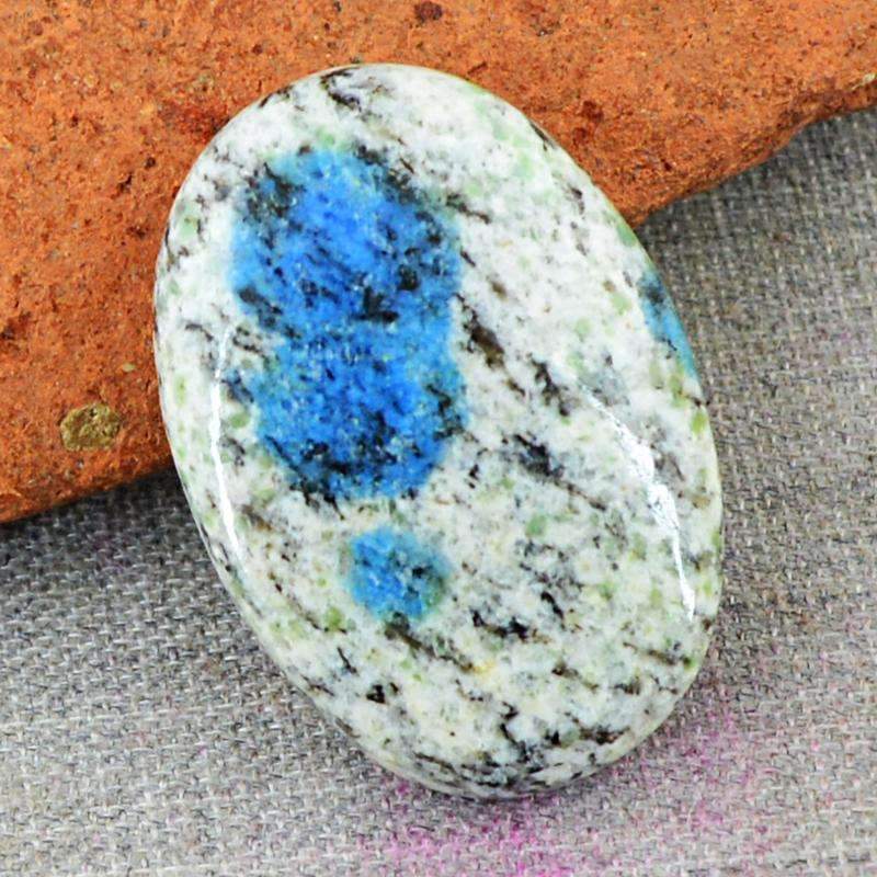 gemsmore:Oval Shape K2 Jasper Gemstone - Natural Untreated