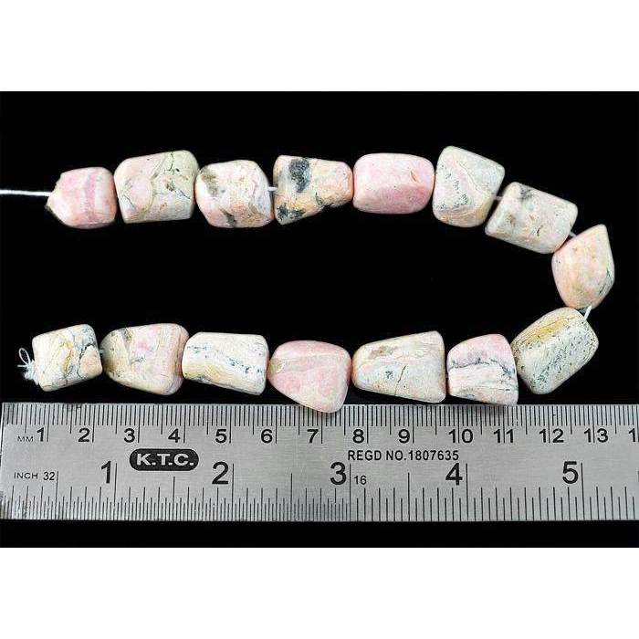gemsmore:Pink Australian Opal Beads Strand Natural Drilled