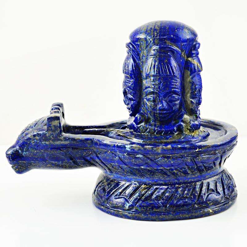 gemsmore:SOLD OUT : Blue Lapis Lazuli Lord Shiva Shivling