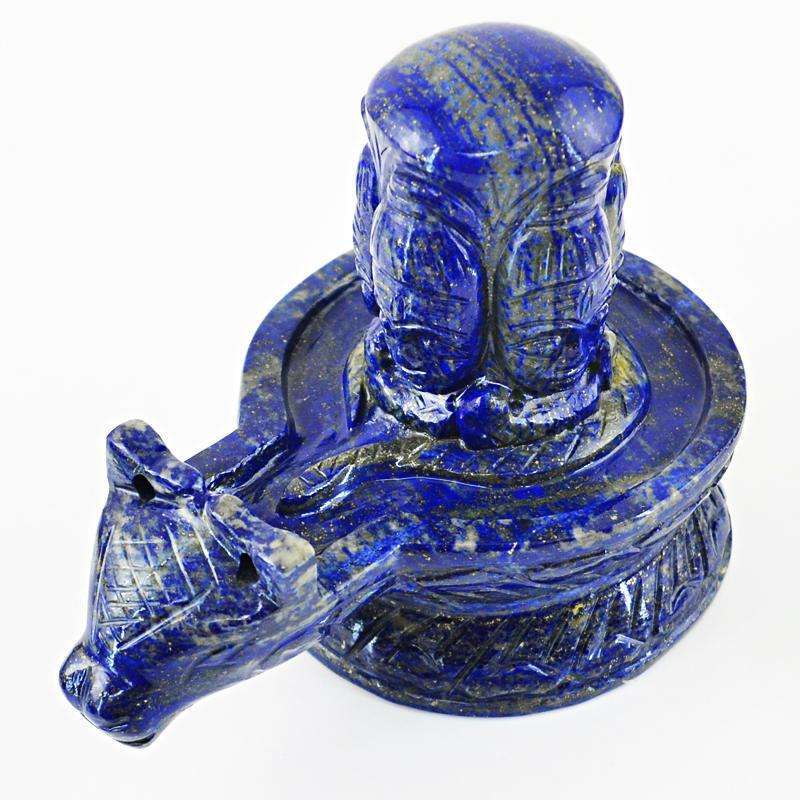 gemsmore:SOLD OUT : Blue Lapis Lazuli Lord Shiva Shivling