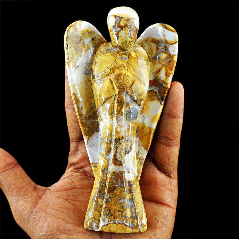 gemsmore:SOLD OUT : Brecciated Mookaite Reiki Healing Angel