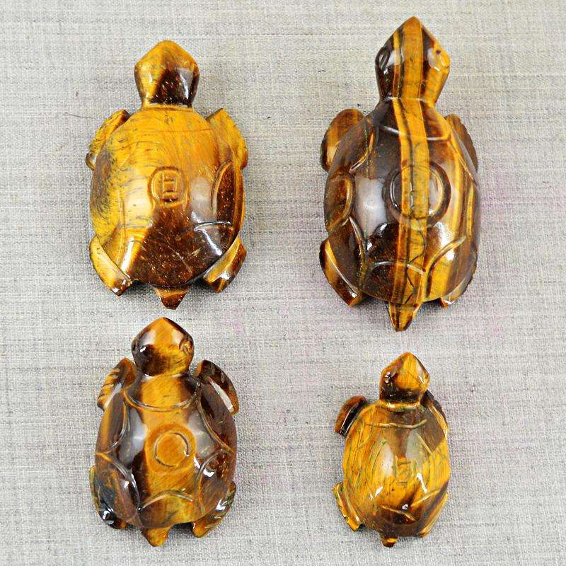 gemsmore:SOLD OUT : Exclusive Golden Tiger Eye Turtle Lot