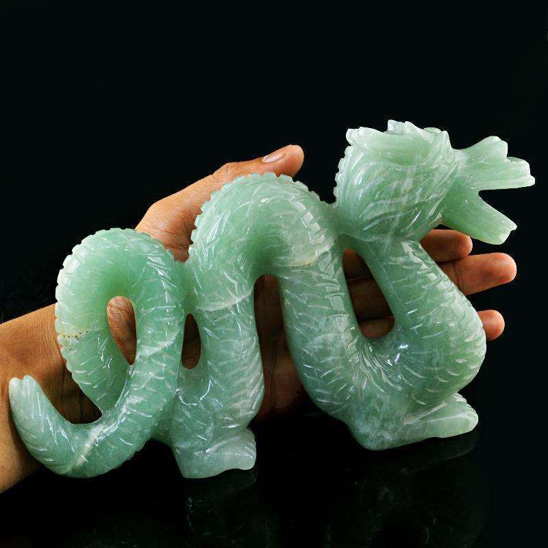 gemsmore:SOLD OUT : Genuine Green Aventurine Dragon