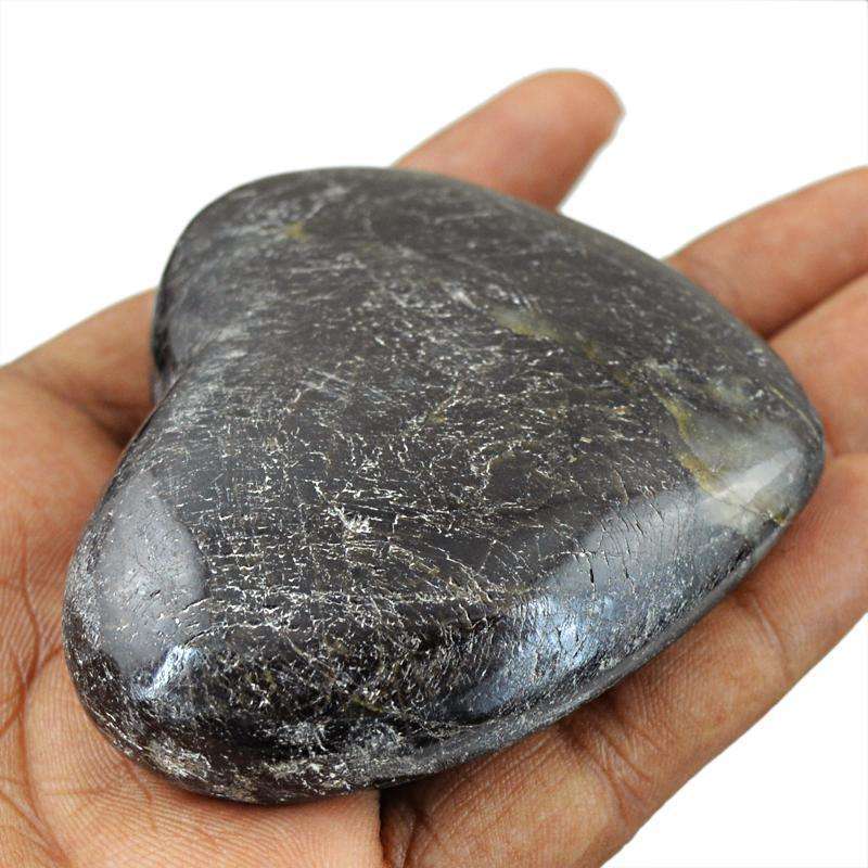 gemsmore:SOLD OUT : Heart Shape Labradorite Cabochon