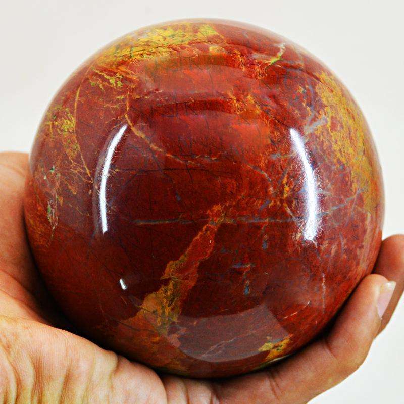 gemsmore:SOLD OUT : Red Mookaite Jasper Reiki Crystal Healing Sphere