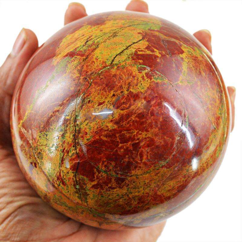 gemsmore:SOLD OUT : Red Mookaite Jasper Reiki Crystal Healing Sphere