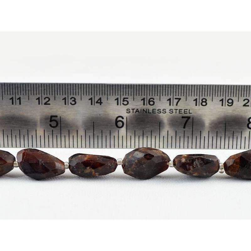 gemsmore:Untreated Indian Opal Strand Natural Faceted Beads