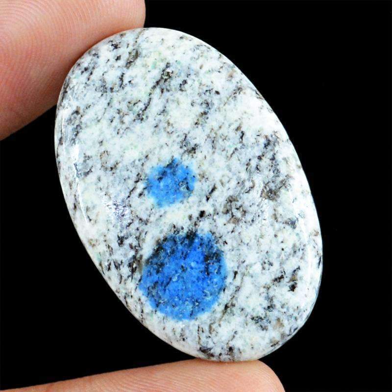gemsmore:Untreated K2 Jasper Gemstone - Natural Oval Shape