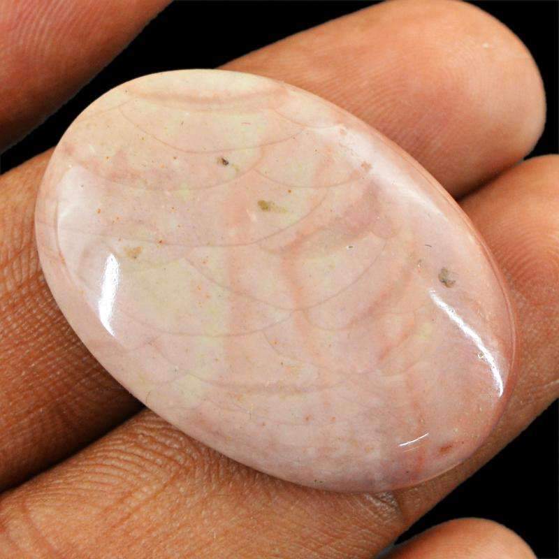 gemsmore:Willow Creek Jasper Gemstone Natural Oval Shape